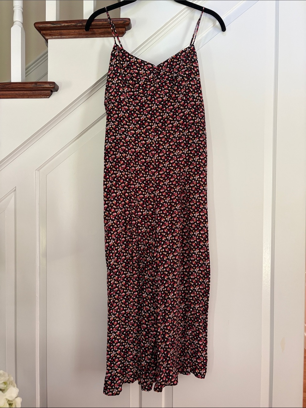 Floral Print Midi Jumpsuit Size S